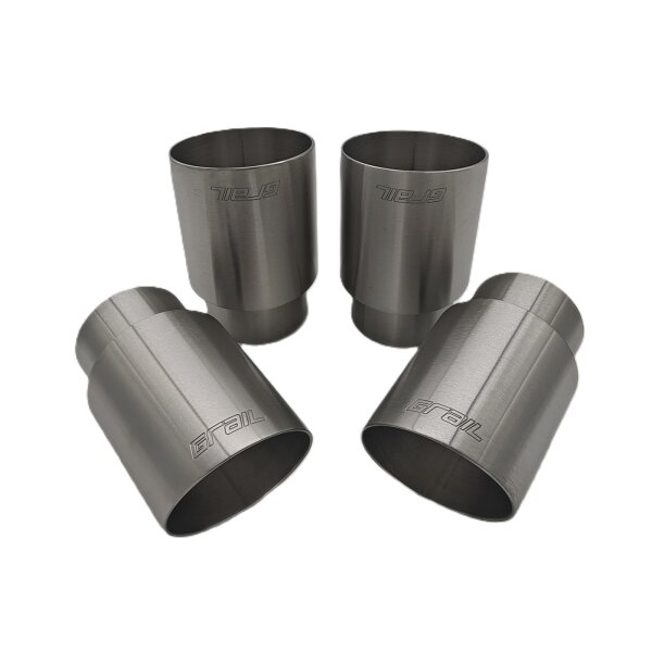 GRAIL Tailpipe Set | Stainless Steel | oval | suitable for BMW M6 E6x