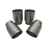 GRAIL Tailpipe Set | Black | oval | suitable for BMW M6 E6x