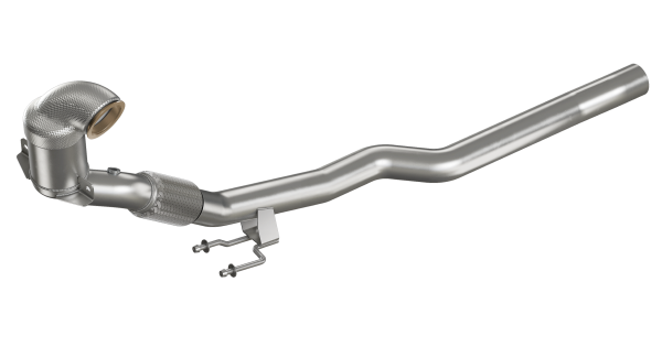 HJS Downpipe | ECE | Ø 76 mm | suitable for Audi TT / TTS 2.0 TFSI