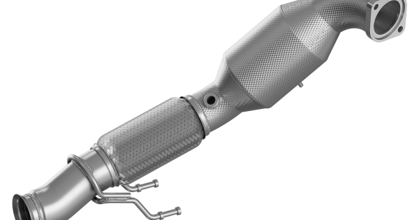 HJS ECE downpipe for Focus RS MK3