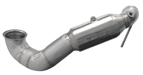 HJS Downpipe | ECE | Ø 89 mm | suitable for Mercedes-AMG A45 / CLA45 / GLA45