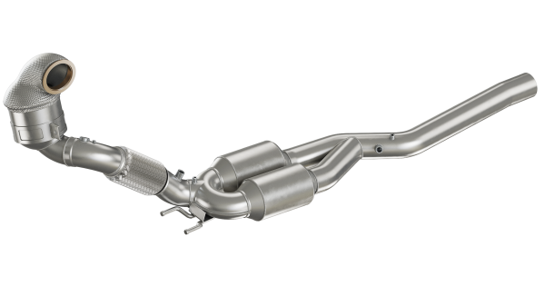 HJS Downpipe für VAG 2.0 TFSI OPF Allrad Ø 76 mm mit ECE-Zulassung (90821135)