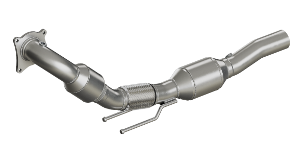 HJS ECE downpipe for Audi A3/TT/ Seat/Cupra Altea/Leon/Toledo/ Skoda Octavia/Superb VW EOS/5GTI/6 GTI/Jetta/Passat/Scirocco