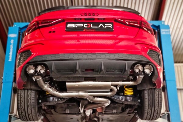GRAIL Klappenabgasanlage | ECE | passend für Audi S3 8Y Limousine